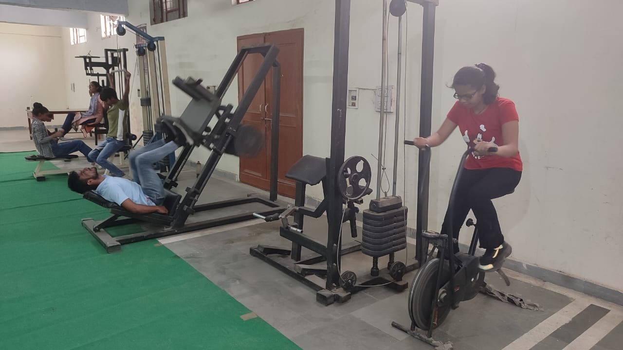 gymnasium in DAV (PG) College, Karnal
