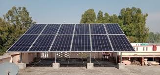 Solar Panel in DAV (PG) College, Karnal